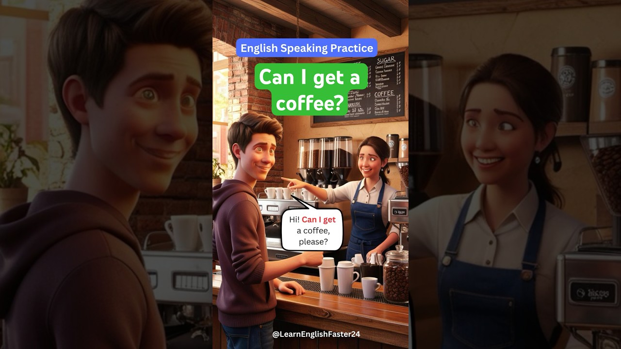 Order Coffee Like a Native ☕ | Fluent English Conversation for Beginners!