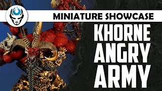 KHORNE ANGRY ARMY - LVL 3/4/5/6 MINIATURE SHOWCASE 4K