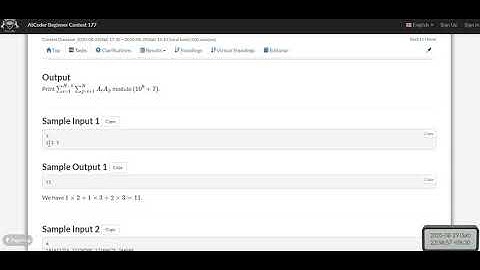 C - Sum of product of pairs | AtCoder Beginner Contest 177