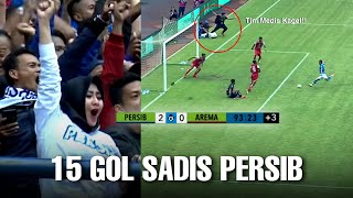 MERINDING !! Momen 15 Gol Terbaik Persib Bandung ke Tim Raksasa Indonesia Sepanjang Sejarah Liga 1