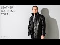 【LIUGOO】【Brand：LIUGOO-tokyo-】LEATHER BUSINESS COAT【品番：COT02A】
