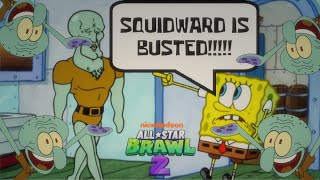 SQUIDWARD is BUSTED Nickelodeon All Star Brawl 2 Montage