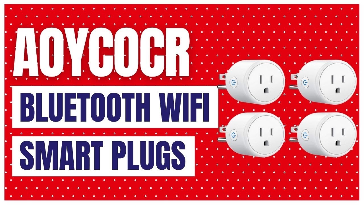 Aoycocr Alexa Smart Plugs - Mini Bluetooth WIFI Smart Socket