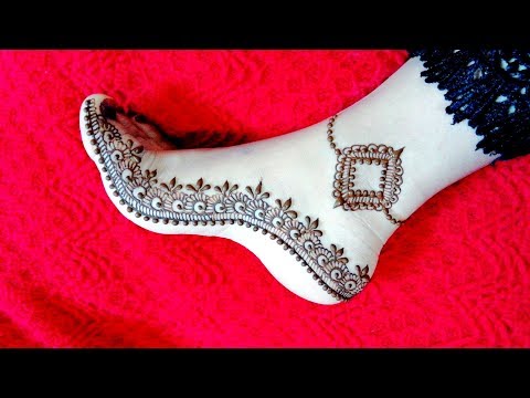 Beautiful Feet Mehndi Design 2018 Leg Henna Simple And Easy For