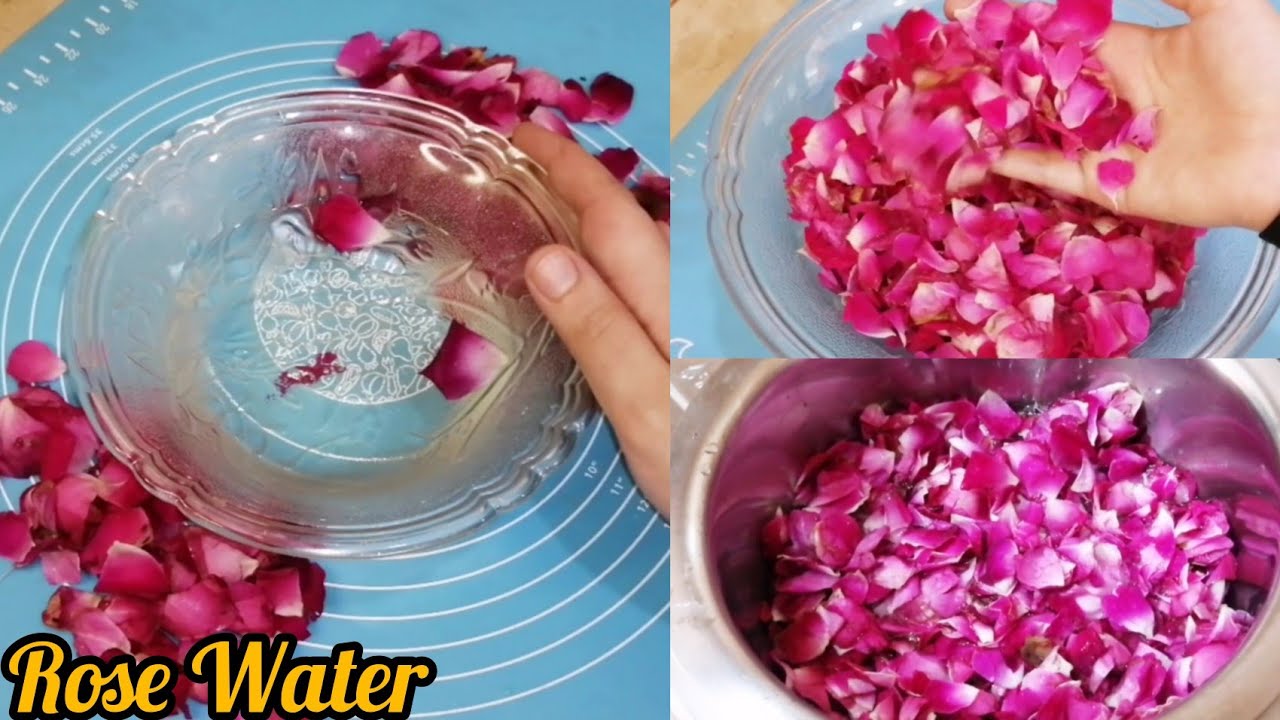 How To Make Pure Rose Water at Home |Rose Toner |Rose Water Recipe ...