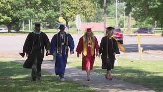 Couple graduates from Arkansas Tech at the same time as their kids