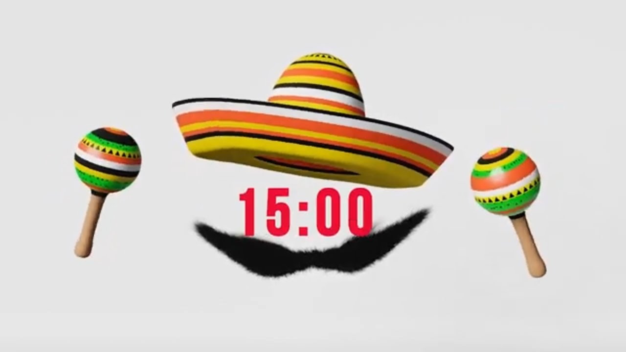 15 Minute Timer |Cinco de Mayo Edition| #countdown#cincodemayo#edtech# ...