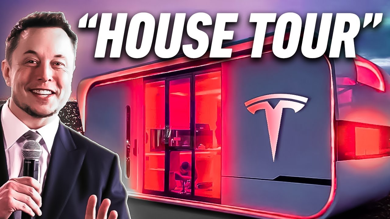 Revolutionizing Sustainable Housing A Tour of Tesla and Elon Musk's Affordable 15,000 Home 😮