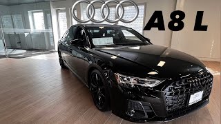 2024 Audi A8 L Mythos Black Metallic!! Flagship Full Size Luxury Sedan!!