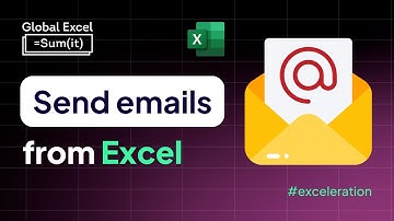 How to send emails from Excel