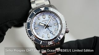 Seiko Prospex GMT Save the Ocean SPB385J1 Limited Edition