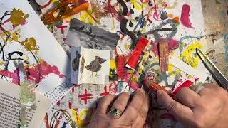 Flock Chronicles, a Mixed Media Journal Process, Day 14