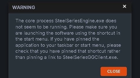How to solve STEELSERIES GG App crash problems (Windows)