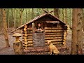 Woodland Log Cabin for Off-Grid Living | Bushcraft | Survival | Wilderness | Anker Power