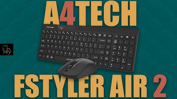 A4TECH FSTYLER FG2300 AIR 2 |  БЕСПРОВОДНОЙ И БЕСШУМНЫЙ КОМПЛЕКТ, КОТОРЫЙ УДИВИЛ!