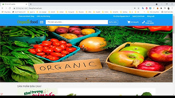Giới thiệu website bán hàng thực phẩm sạch nông sản sạch thanh toán online chuẩn seo 2021