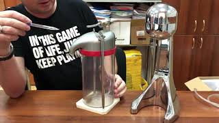 Изготовление кислородного коктейля Коктейлер 