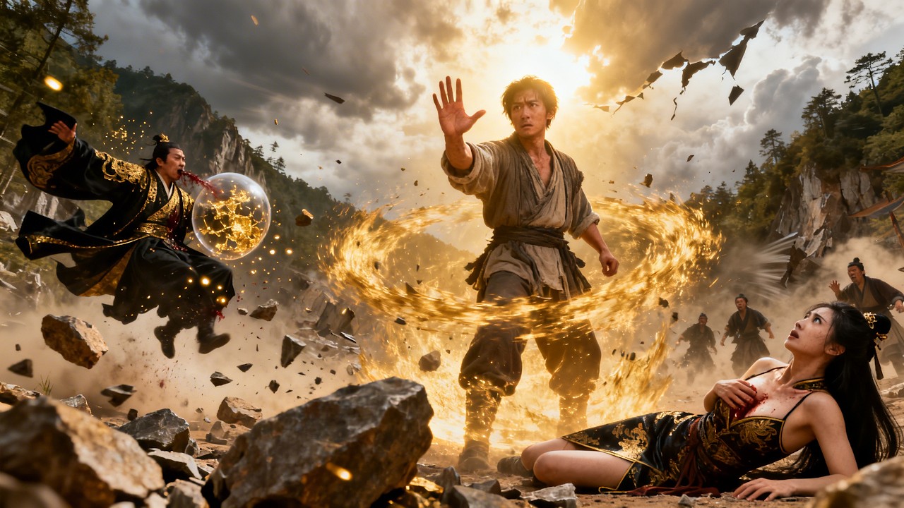 قتل زعيم الظلال بصفعة وحسبها بعوضة؟ في اختبار الطائفة سخروا منه، ففجر قوته وصدمهم! 😱🔥