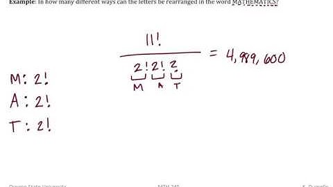 Solving a permutation with non-distinct objects