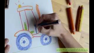 Comment dessiner un tracteur