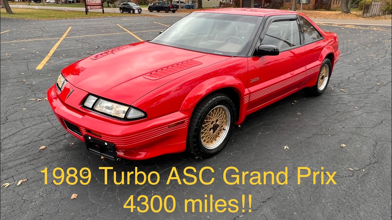 1989 Pontiac Turbo Grand Prix: The Garish '80s American Coupe With a  McLaren Engine