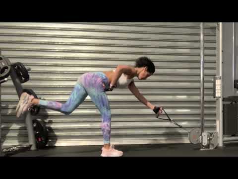 Cable Single Leg Deadlift Tutorial