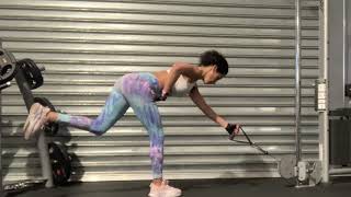 Cable Single Leg Deadlift Tutorial