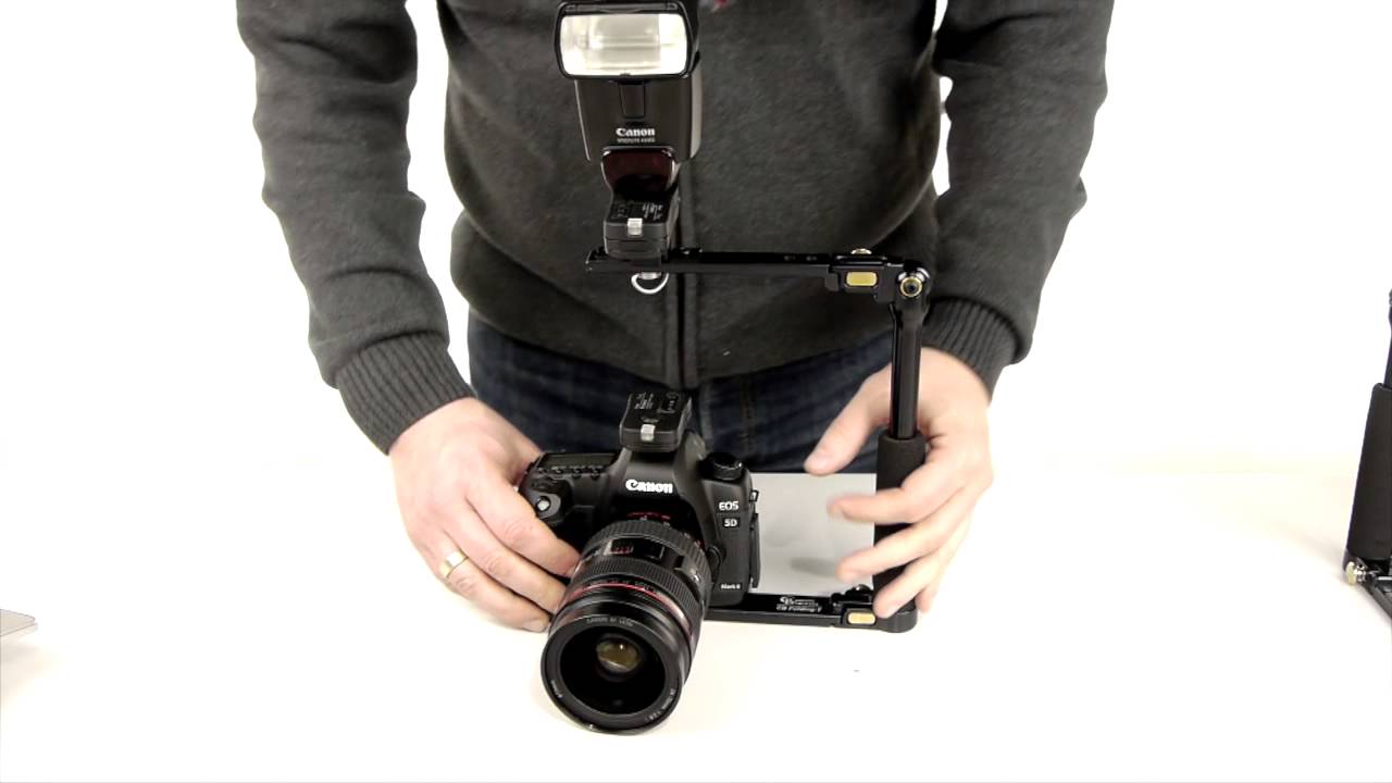 Custom Brackets CB Folding T/S klappbare Profi-Blitzschiene  - by www.enjoyyourcamera.com