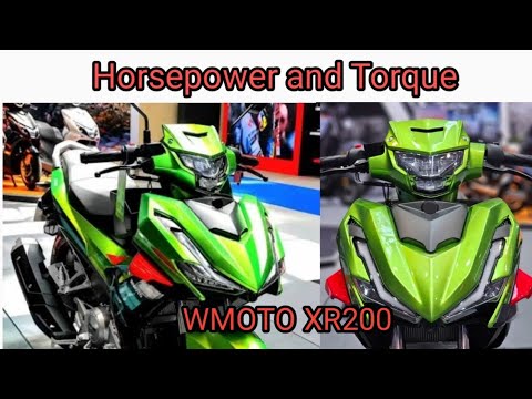 New WMOTO XR200 WHAT IS THE HORSEPOWER & TORQUE