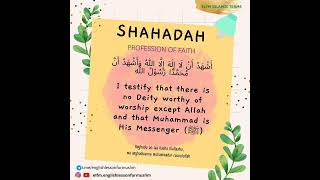 Shahadah And Its Meaning In English
