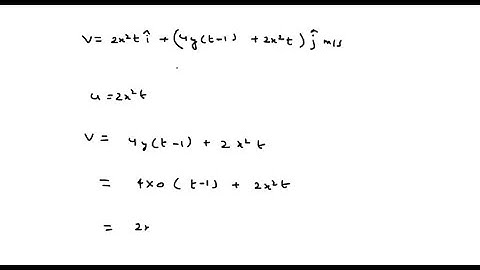3. (10 pts) The velocity distribution of a particular two-dimensional fluid flow is known to be …