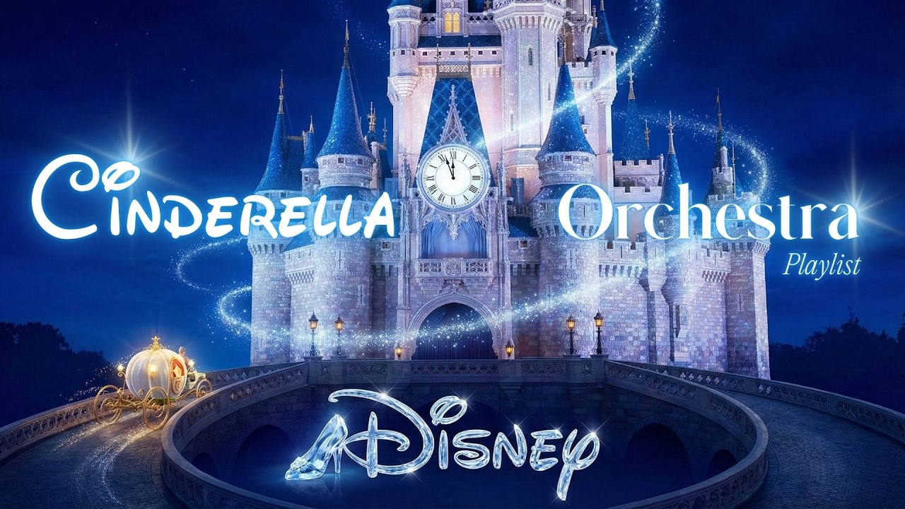 Disney Cinderella Orchestra ✨ Soothing BGM for Study & Focus