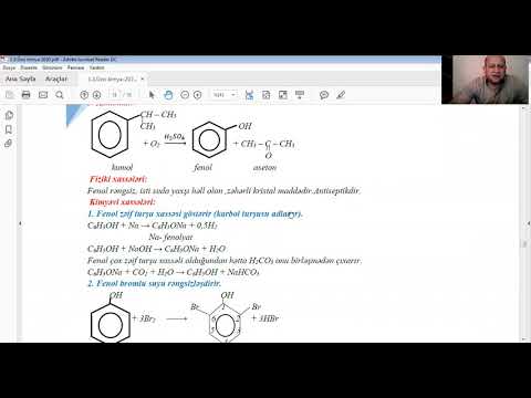 Video: Xlorobenzendən Fenol Necə Alınır