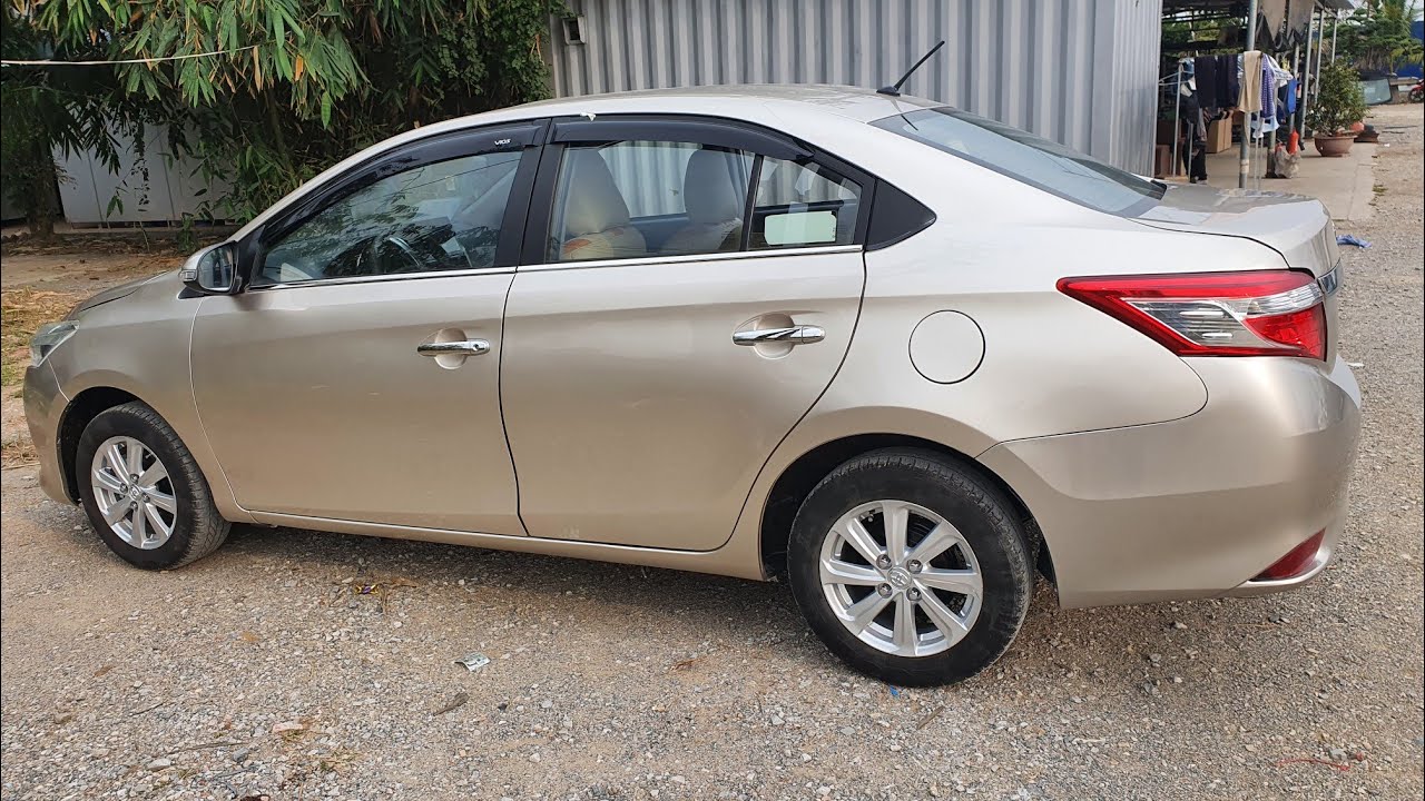 Toyota Vios 2015 số sàn vàng cát, máy số đại chất, sơn xi sáng đẹp 0964 ...