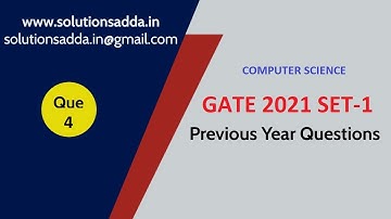 GATE 2021 SET-1 | GENERAL APTITUDE | SOLUTIONS ADDA | CS TEST SERIES | PYQS | EXPLAINED BY POOJA