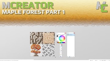 MCreator: Building A Maple Forest | Part 1