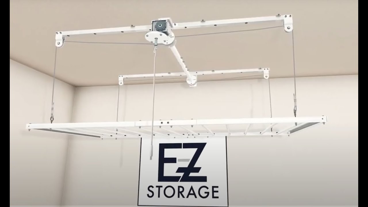 E-Z Lift Garage Storage Installation Guide – Step-by-Step Tutorial for Overhead Ceiling Rack Setup