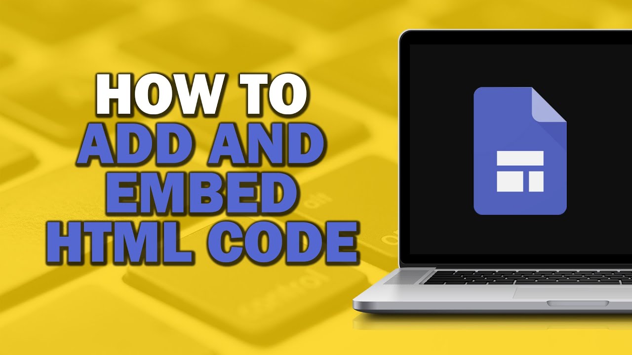 How To Add and Embed HTML Code on Google Sites (Quick Tutorial) - YouTube
