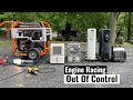 Generac XG10000e Generator Racing Out Of Control - Bad Governor?