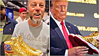This Guy Spent 9,000 On A Pair Of Signed Donald Trump Shoes At SneakerCon