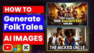 How to generate AI Images for your FolkTales stories | Turn Square Images to Landscape