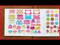 Dán hình mèo Hello Kitty thay váy đầm đi mua sắm - Hello Kitty sticker book (Chim Xinh)