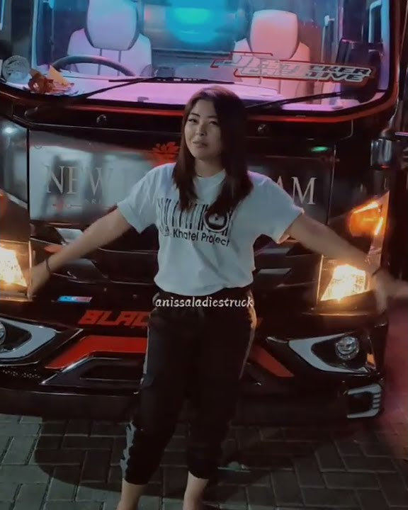 anisa leadys truck joget tik tok