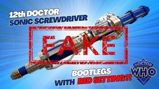 How Bad Is A Bootleg - Chrome 12th Doctor Sonic Screwdriver FAKE? #doctorwho #drwho