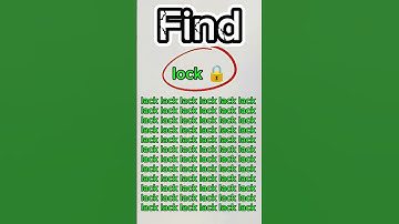 Find the lock 🔒 | find it lock #shorts #funny #shortvideos #viral #maths
