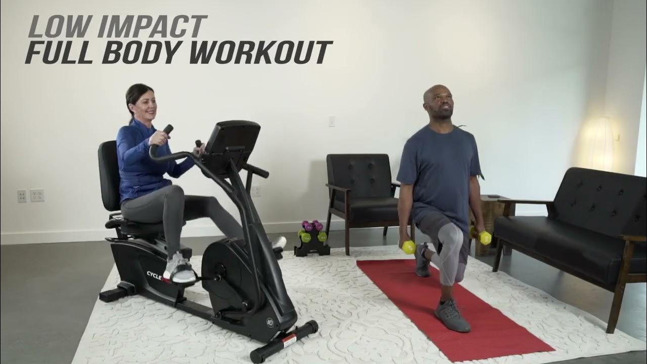 CyclePlus Recumbent Bike with Arm Exercise YouTube