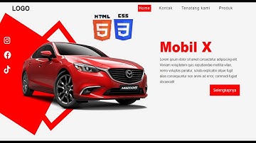 Belajar Membuat Website sederhana dengan HTML dan CSS #html5  #css