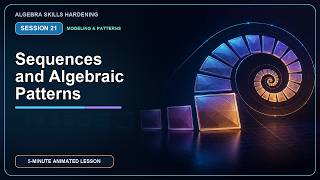 Arithmetic and Geometric Sequences | Algebra Lesson 21