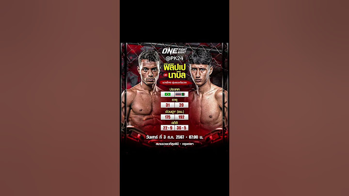 เทียบสถิติเทียบหุ่นกันชัดๆ ฟิลิปเป้ โลโบ ปะทะ นาบิล อานาน #onechampionship #onefightnight