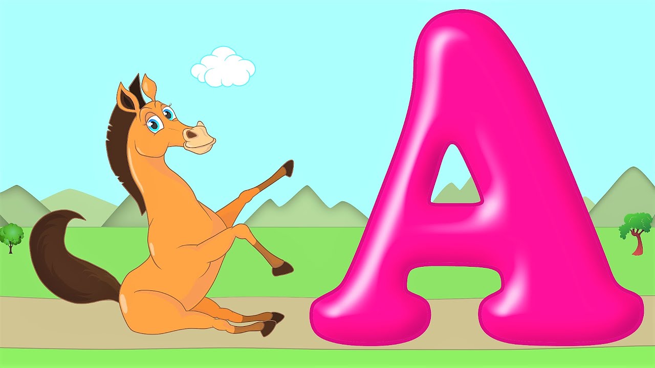 Развивающие видео для детей 4 лет. Мультяшные буквы. Буквы алфавита для детей.
